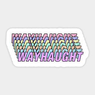 Wayhaught Sticker